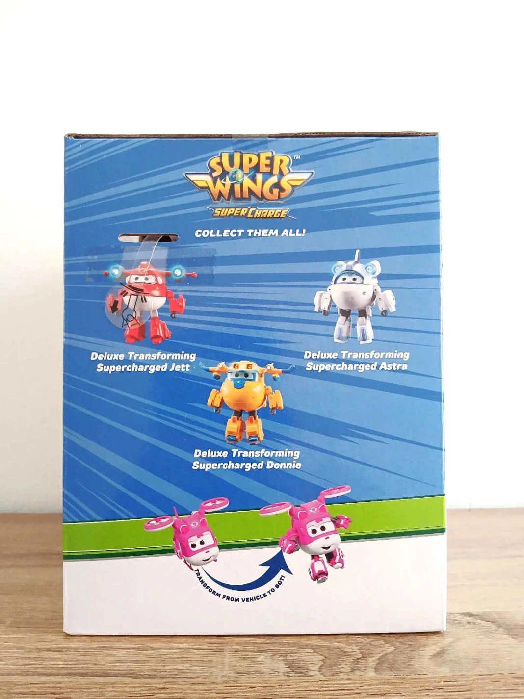 Figurino Super Wings Deluxe Transformando Supercharged Dizzy – photo 2
